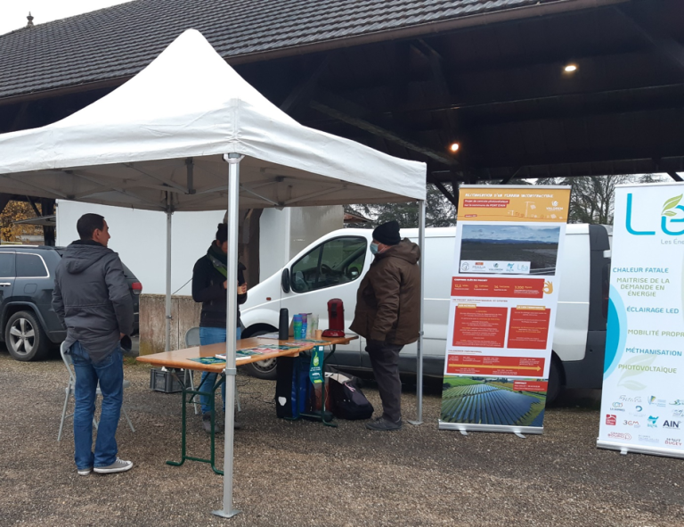 Organisation du levée de fond particpative pour permet de financer les études du parc solaire de Pont d'Ain du 20 novembre 2021 au 10 janvier 2022.